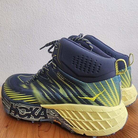 Hoka One One Speedgoat Mid 2 GTX Shoes Mens Size 8.5 Blue Gore-Tex 1106532 OBBS main image 13